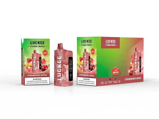 2024 Hot Buy Luckee Turbo LED digitális kijelző 18000 18K Puffs 25ml 600mAh eldobható Vape 15000 12K 30K 45K elektronikus cigaretta nagykereskedelem I Vape EU Puff Vaper