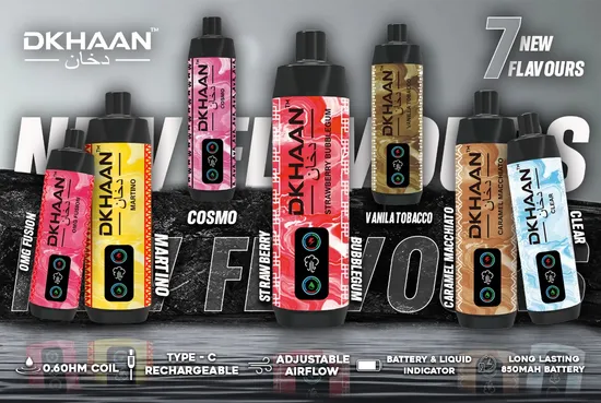 Nuevo estilo Luckee Dkhaan marca Dtl Shisha 15000 Puffs pluma desechable Vape