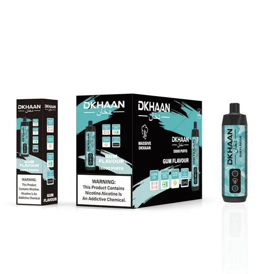 Venta al por mayor Vape E-nargillo Dkhaan Dtl 15000 15K Puffs Big Nebula Vape desechable 18000 25K 30K 45K Luckee Shisha Vape Pen E Cargador de nargillo EE.UU. EU Puff Bar