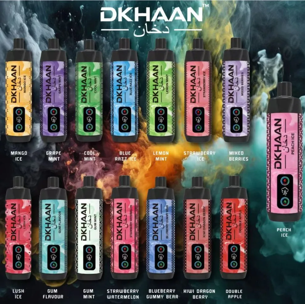 Venta al por mayor Vape E-nargillo Dkhaan Dtl 15000 15K Puffs Big Nebula Vape desechable 18000 25K 30K 45K Luckee Shisha Vape Pen E Cargador de nargillo EE.UU. EU Puff Bar