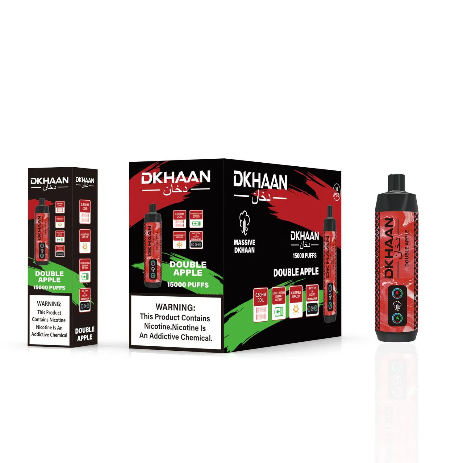 Venta al por mayor Vape E-nargillo Dkhaan Dtl 15000 15K Puffs Big Nebula Vape desechable 18000 25K 30K 45K Luckee Shisha Vape Pen E Cargador de nargillo EE.UU. EU Puff Bar