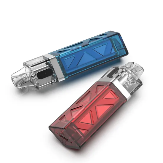 Dispositivo vacío recargable desechable Luckee hasta 6 veces 500mAh Batería recargable Mini E-cigarrillo