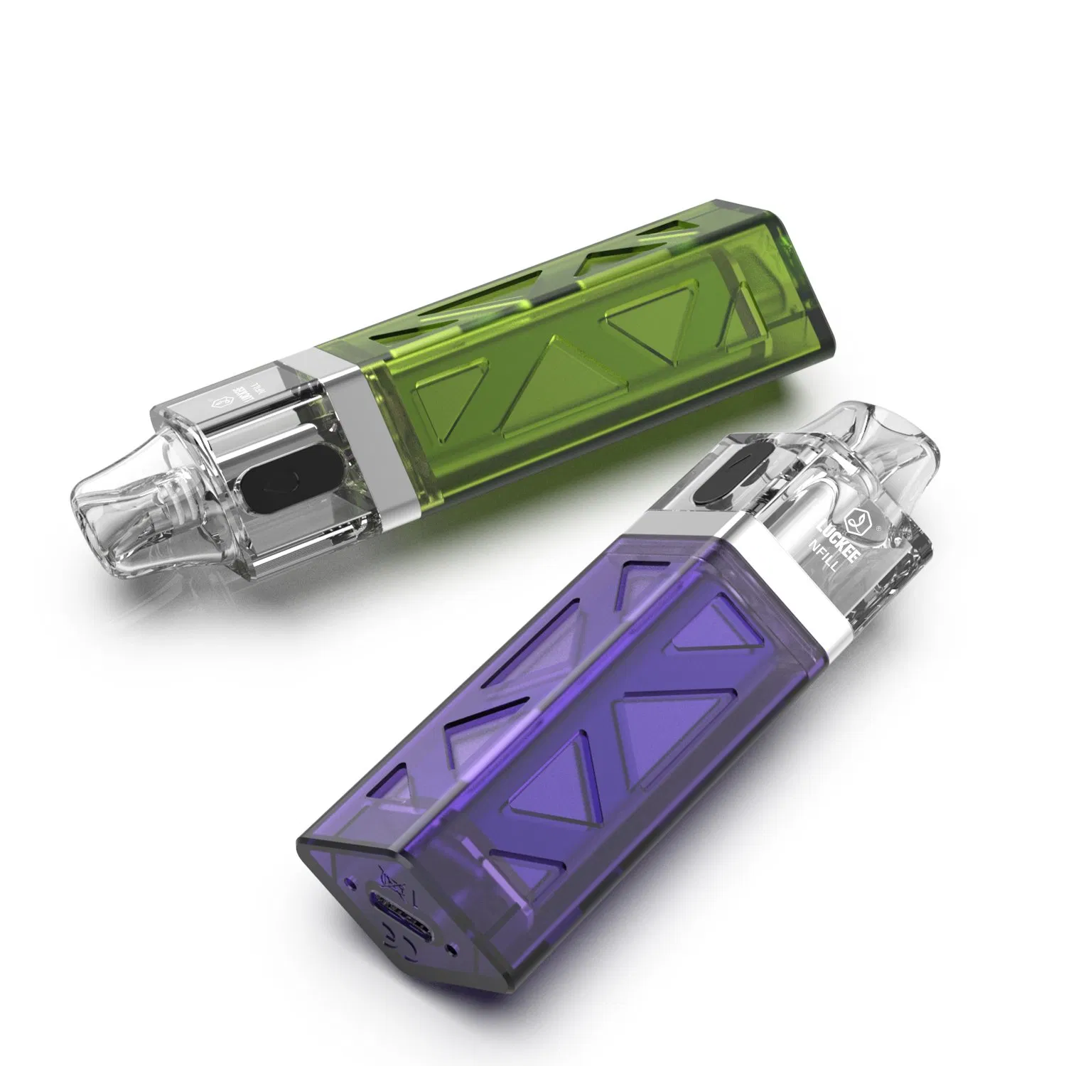 Dispositivo vacío recargable desechable Luckee hasta 6 veces 500mAh Batería recargable Mini E-cigarrillo