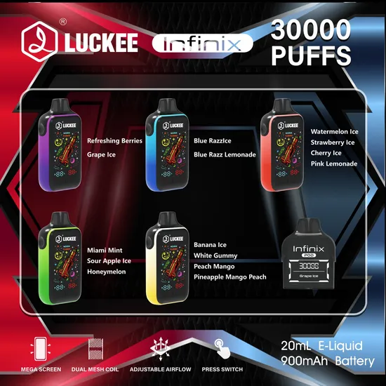 Replaceable Pods E Smoke Luckee 30K Puffs Removable Battery Pod System Wholesale Vape