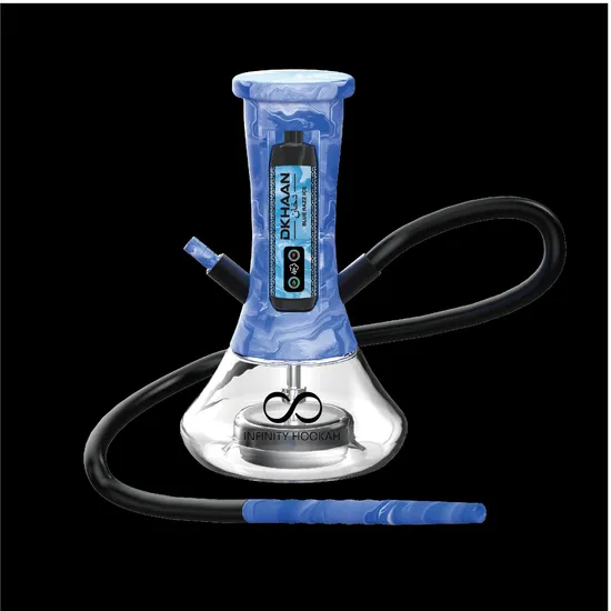 USA Warehouse Wholesale Smoking Infinity Hookah Glass Electric E Hookah with Dtl Vape