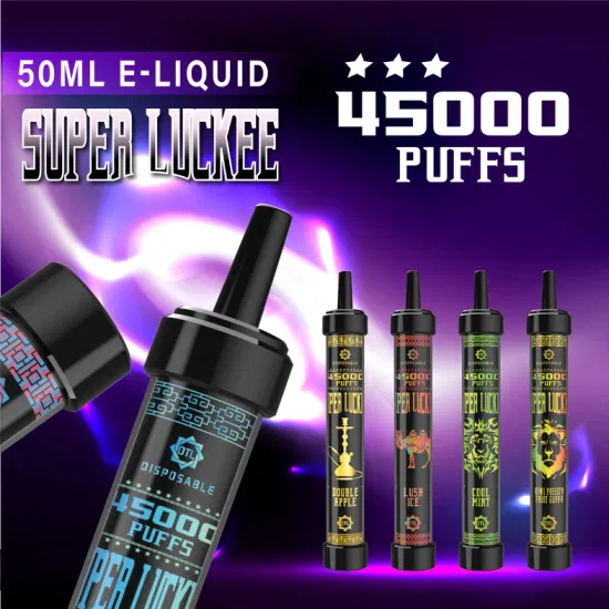 Super Luckee Dtl 45000 Puffs 45K 50ml E Juice Puff 36K 30K Puffs 36000 Shisha Hookah Vape Wholesale Price
