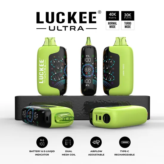 Warehouse Luckee Ultra 30000 40000 Puffs Turbo Vape with Dual Mesh Coil 850mAh Battery