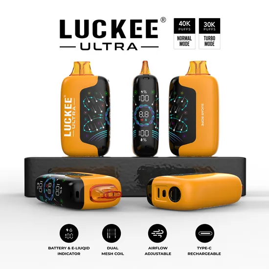 Warehouse Luckee Ultra 30000 40000 Puffs Turbo Vape with Dual Mesh Coil 850mAh Battery