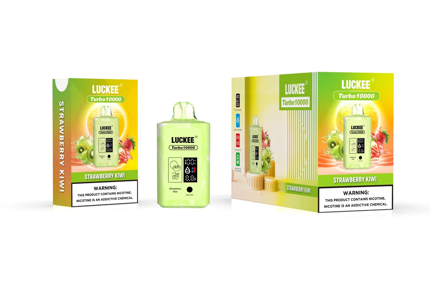 Disposable Vape Luckee Turbo 10000 Puffs Dual Mesh Coil Vapor Switch Heating Wire Available