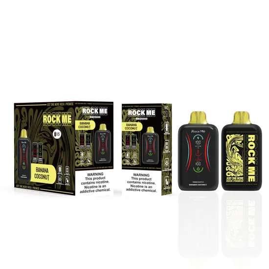 2024 Rock Me New Disposable Vape RM25000 Puffs Disposable Puffs Vape Dual Mesh Coils