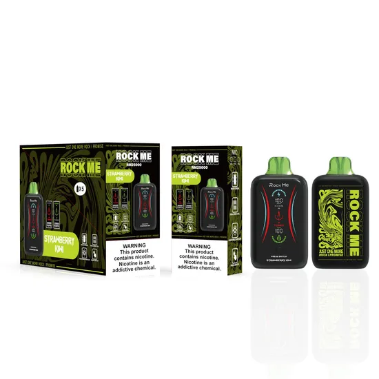 2024 Rock Me New Disposable Vape RM25000 Puffs Disposable Puffs Vape Dual Mesh Coils