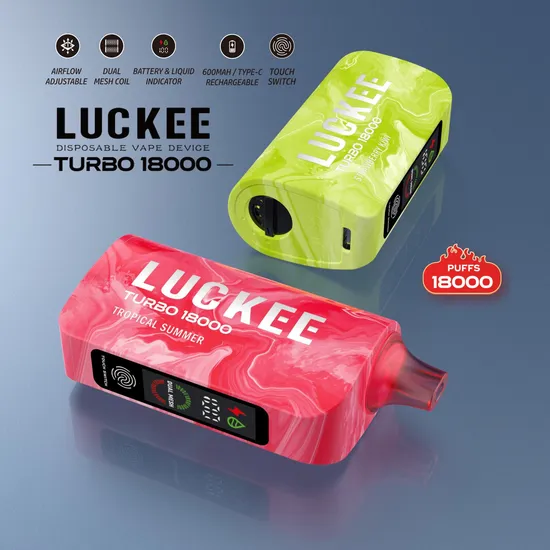 More Popular Turbo 18000 Puffs 5% Nic Disposable Vaporizer with Vape