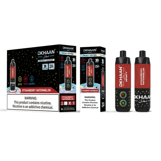 Dkhaan Infinity Shisha Vape 25K Dual Mesh Coil Big Cloud Disposable E-Cigarette