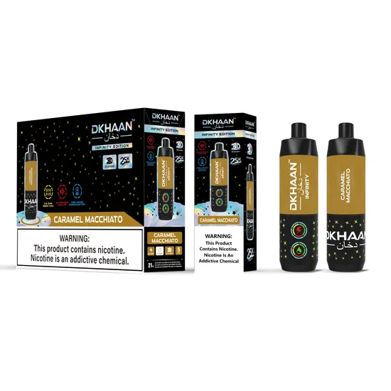 Dkhaan Infinity Shisha Vape 25K Dual Mesh Coil Big Cloud Disposable E-Cigarette