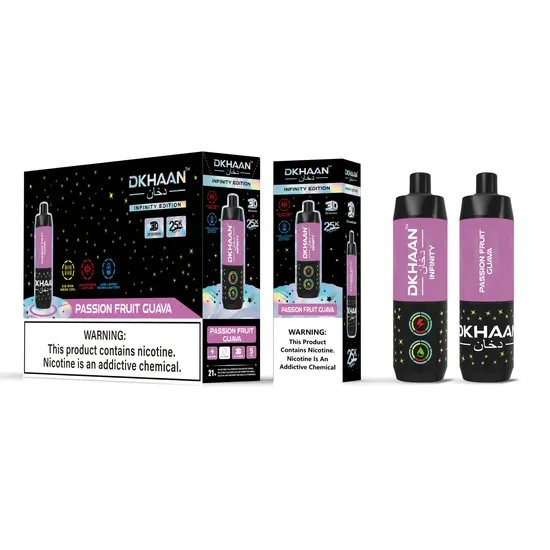 Dkhaan Infinity Shisha Vape 25K Dual Mesh Coil Big Cloud Disposable E-Cigarette