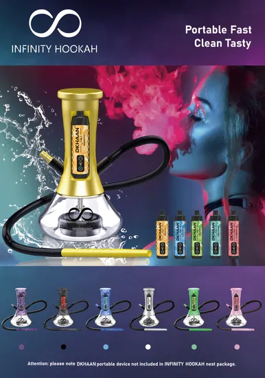 Hot Selling Shisha Vape Waterpipe Dtl Device Bar Infinity Hookah 15000 Puffs Hookah