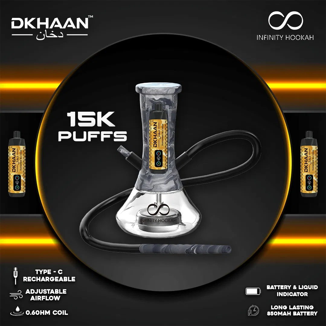 Hot Selling Shisha Vape Waterpipe Dtl Device Bar Infinity Hookah 15000 Puffs Hookah