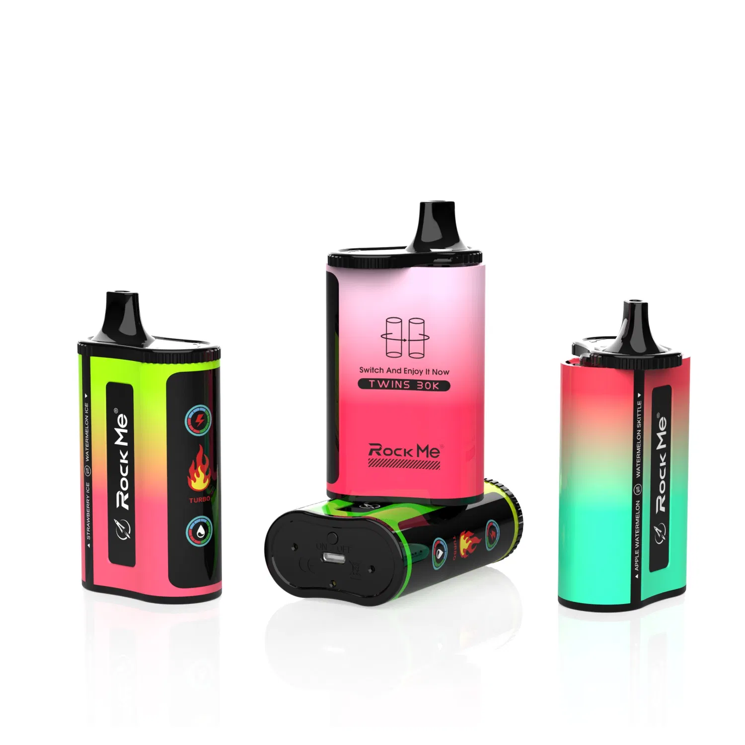 EU Warehouse Vape Rock Me Triple 30K Puff 30000 Wholesale Electronic Cigarette 3 in 1 Fruit Flavor Vaper Fast Ship Disposable Vape Spain Germany Warehouse