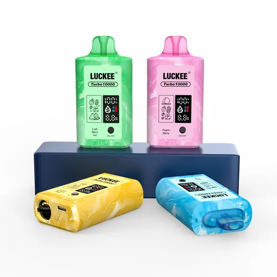 Luckee Vape Turbo 10000 Vaper Desechable 10K LED Display Fast Shipping Health Disposable Electronic Cigarette