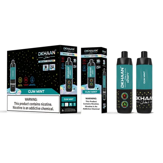 Fast Shipping Dkhaan 25000 Puffs Hookah Shisha Pen Price with 3D Display Dtl Germany USA Warehouse Disposable Vape