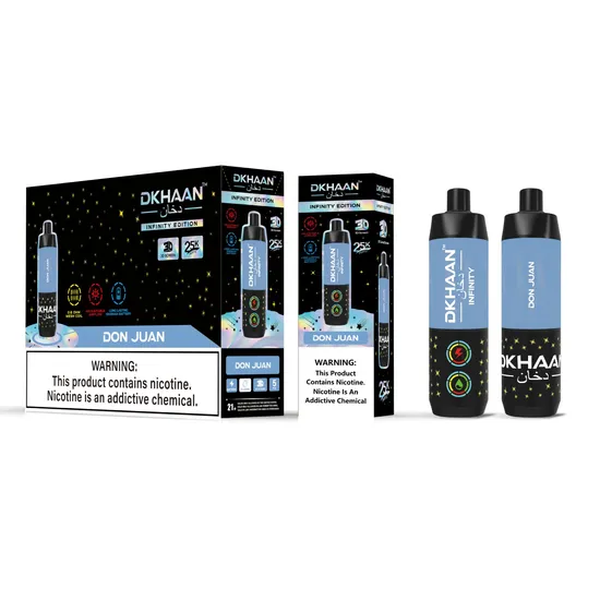 Fast Shipping Dkhaan 25000 Puffs Hookah Shisha Pen Price with 3D Display Dtl Germany USA Warehouse Disposable Vape