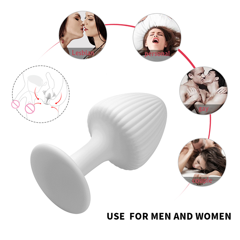 Juego de 3 Plugs Anales de Silicona – Tallas S, M y L – Juguetes Eróticos para Parejas