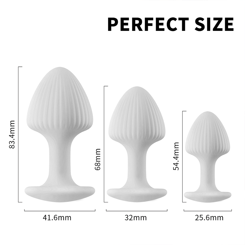 3 PCS Set Silicone Anal Butt Plug Sex Product S M L 3 Dimensions Color Silicone Anal Plug Ass Sex Anal Toys for Couples