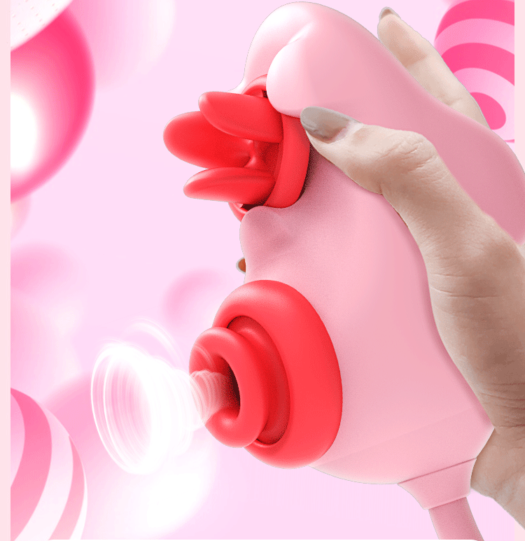 Mini Vibrador de Silicona con 10 Modos – Masajeador de Succión Multifuncional para Clítoris, Punto G, Pezones y Estimulación Corporal, Recargable e Impermeable