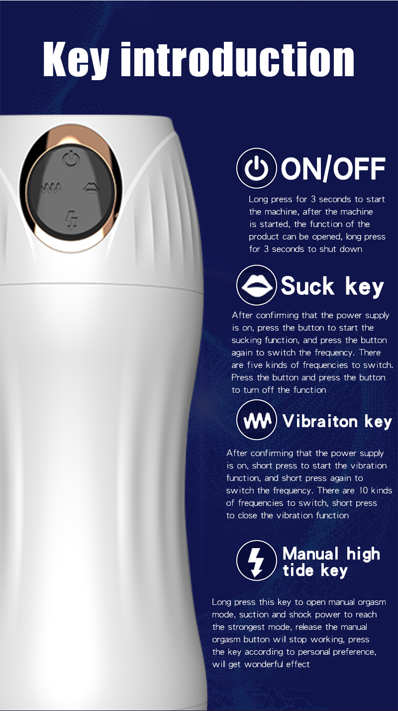 Health Care Sex Products Safer Sex Other Safer Sex Male Sex Toys Intelligent Masturbator Electric Automatic Aircraft Cup 10 Vibration 5 Sucking Piston Masturbation Cup for Men