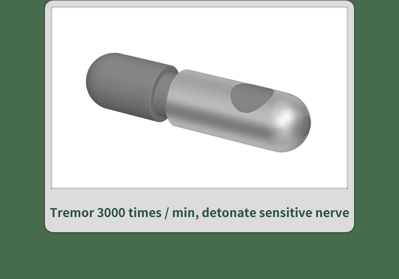 DELITE VIBES Mini Vibrador Bala Recargable – 10 Modos de Vibración, Masajeador Impermeable IPX6 de Silicona Líquida Platino Suave