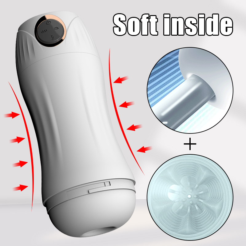 Health Care Sex Products Safer Sex Other Safer Sex Male Sex Toys Intelligent Masturbator Electric Automatic Aircraft Cup 10 Vibration 5 Sucking Piston Masturbation Cup for Men