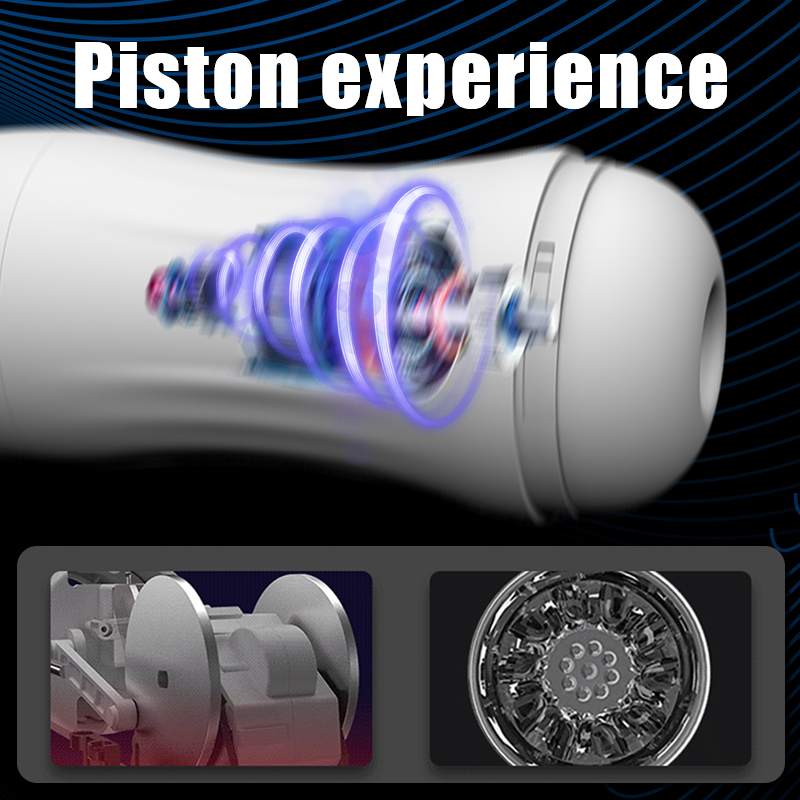 Health Care Sex Products Safer Sex Other Safer Sex Male Sex Toys Intelligent Masturbator Electric Automatic Aircraft Cup 10 Vibration 5 Sucking Piston Masturbation Cup for Men