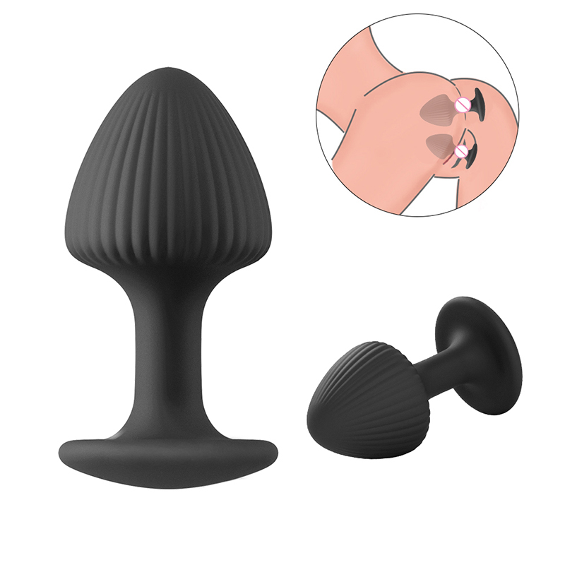 Full Silicone Anal Butt Plug Sex Product S M L 3 Dimensions Color Silicone Anal Plug Ass Toy for Couples