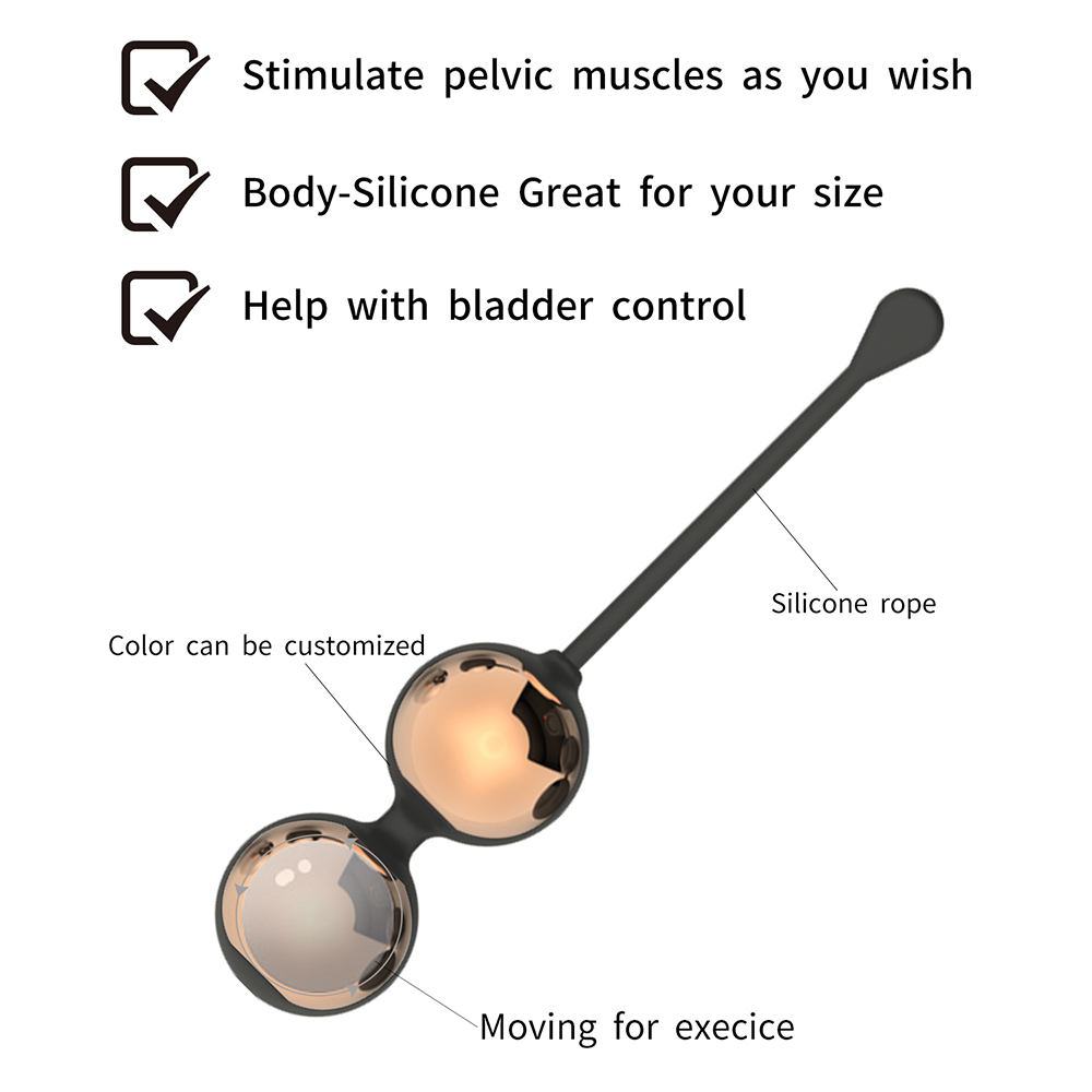 Electric Remote Control Metal Vibrating Kegel Balls Metal in Muscle in Other Sex Metal Kegel Balls Set