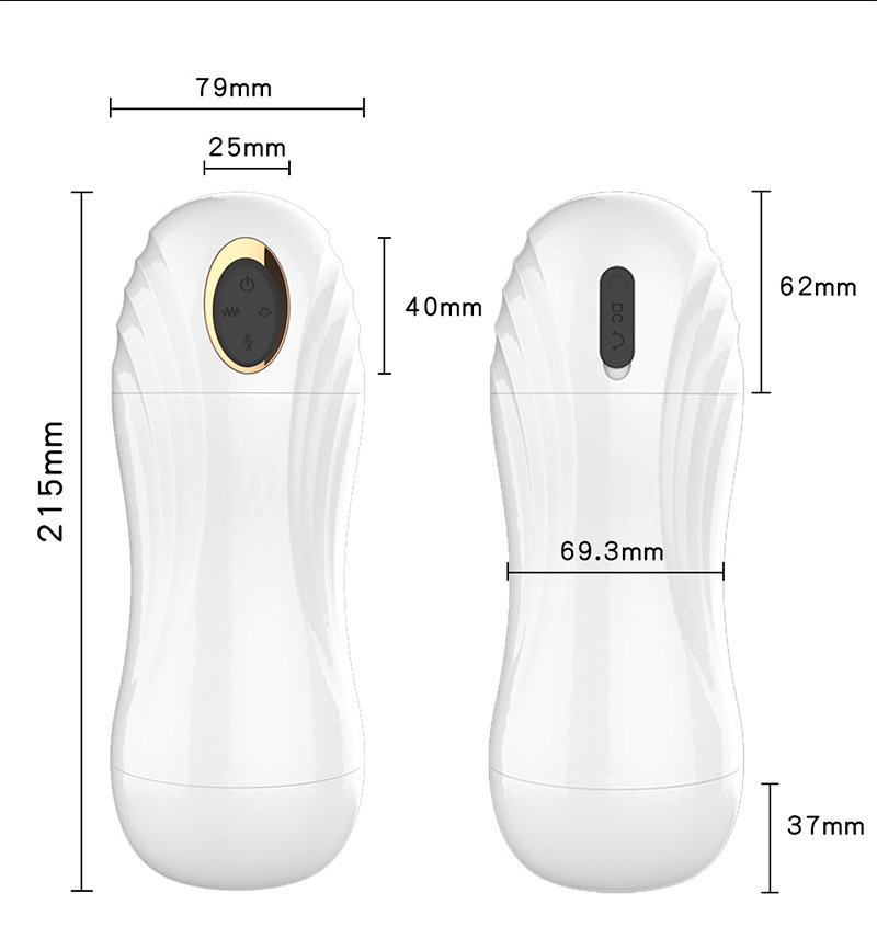 Copa Masturbadora Masculina Inteligente Automática con 10 Modos de Vibración y 5 de Succión | Juguete Sexual Eléctrico para Hombres con Carga USB