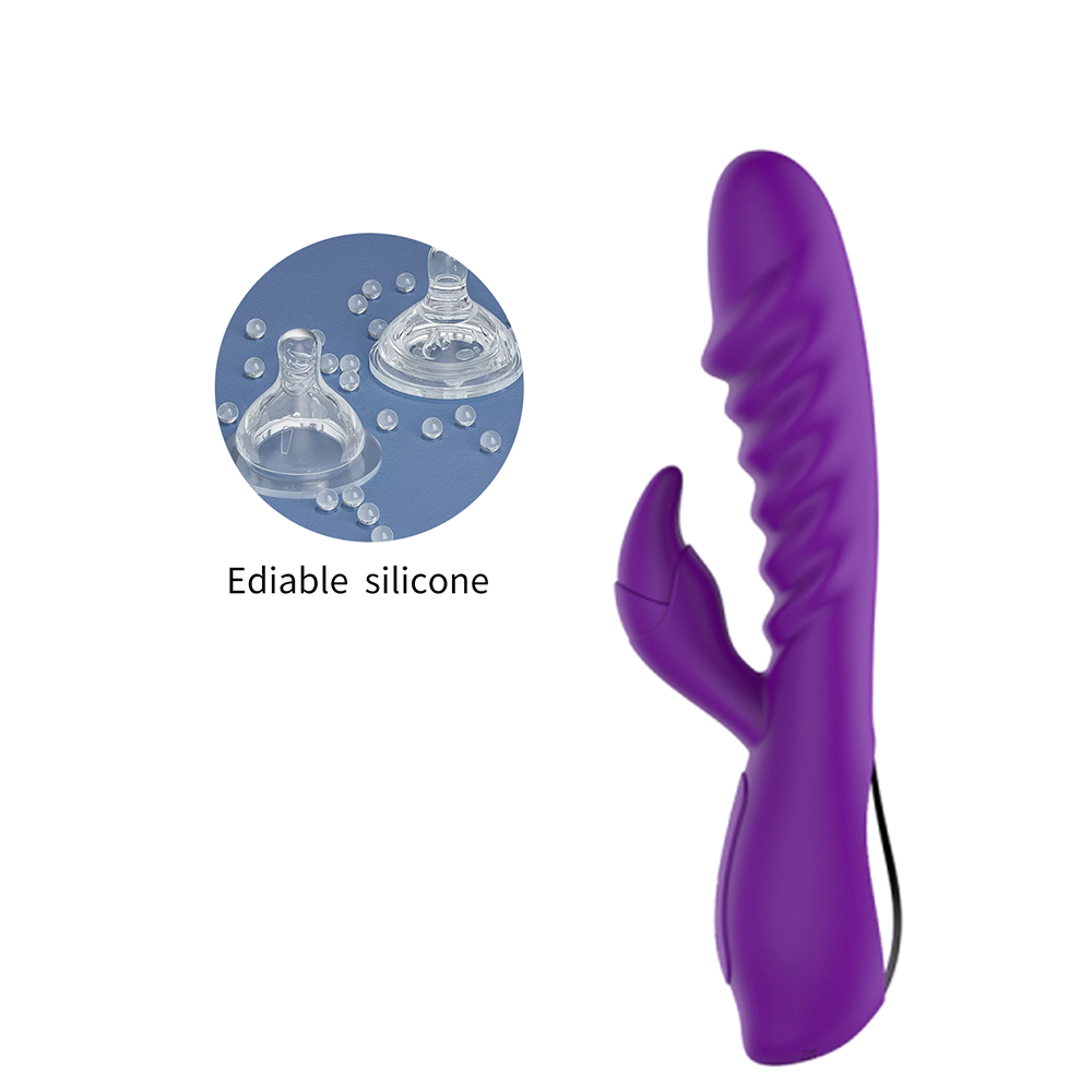 Vibrador Femenino con Doble Motor y Calefacción – Juguete Sexual para Mujer de Silicona Médica, 10 Modos de Vibración, USB Recargable, Impermeable IPX6