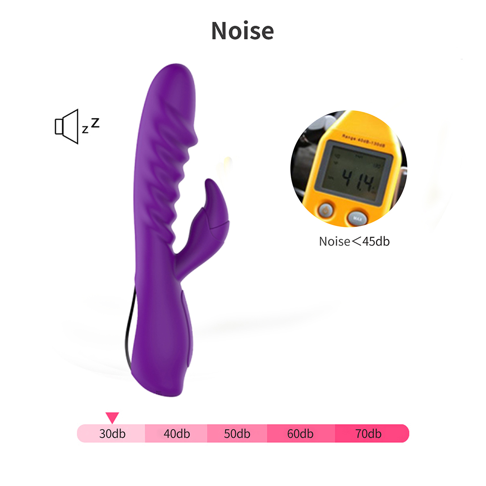 Vibrador Femenino con Doble Motor y Calefacción – Juguete Sexual para Mujer de Silicona Médica, 10 Modos de Vibración, USB Recargable, Impermeable IPX6