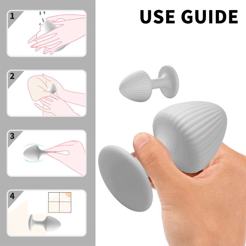 Juego de 3 Plugs Anales de Silicona – Tallas S, M y L – Juguetes Eróticos para Parejas