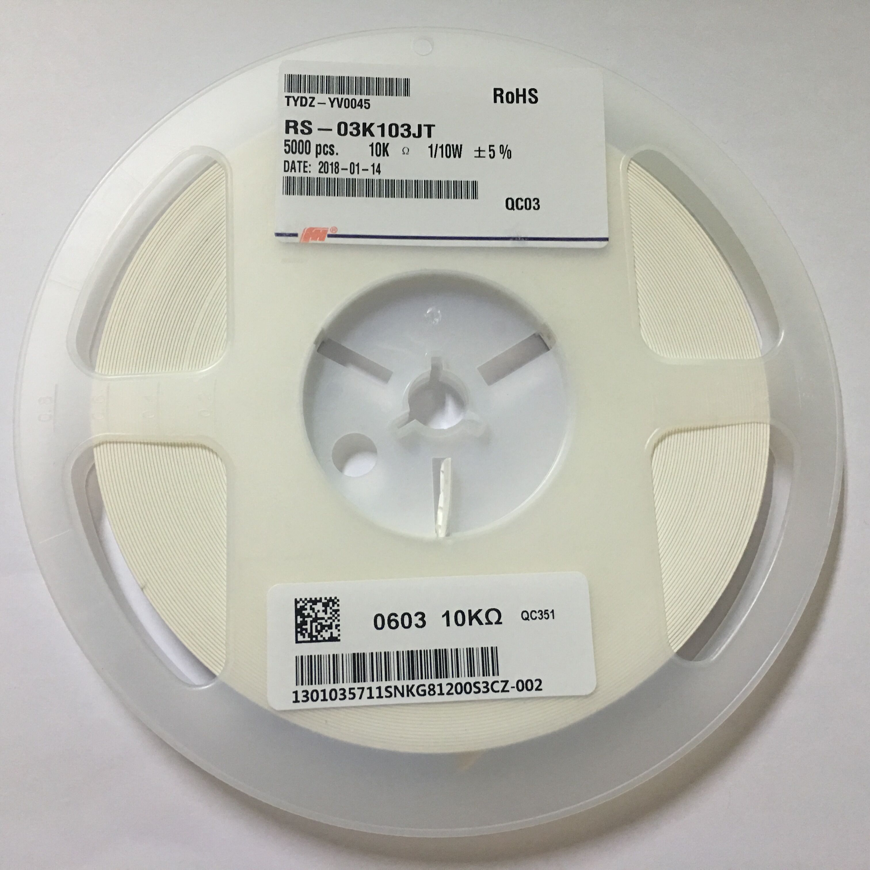 TE Connectivity Passive Product GCQ0603J10K CRGCQ 0603 10K 5%