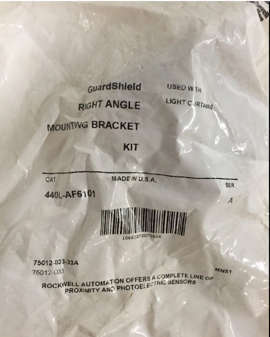 Allen Bradley GuardShield Mounting Bracket Kit Light Curtain 440L-AF6101