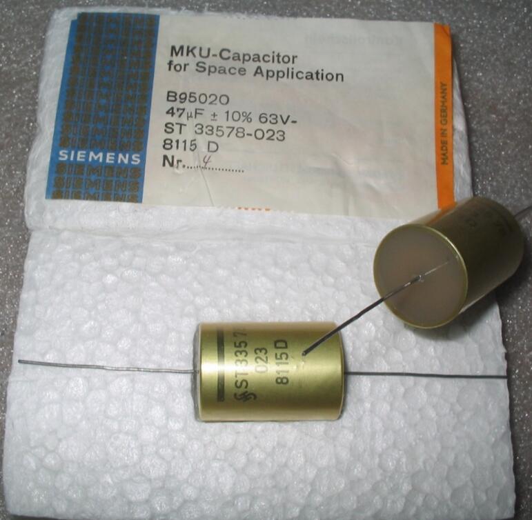 B95020 ST33578-023 8115D 47UF 63V- MKU -Capacitor for Space Application 23MM*32MM