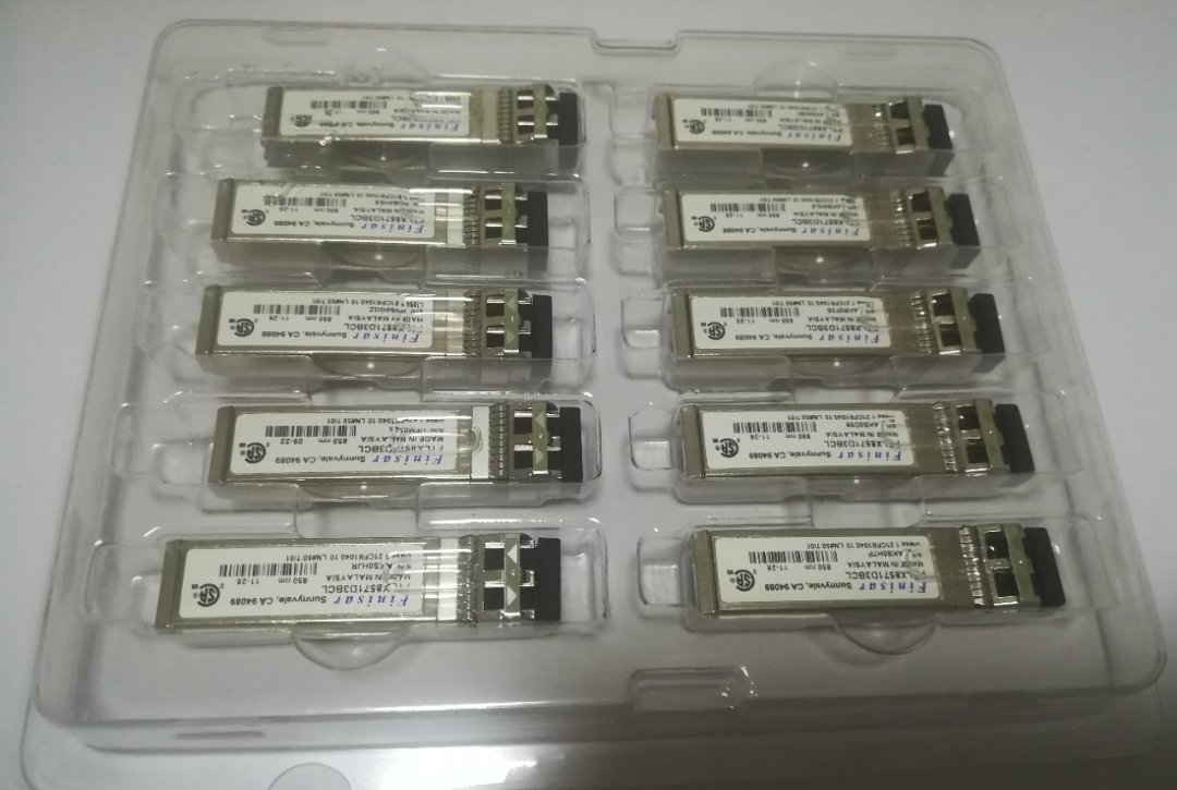 FTLX8571D3BCL FINISAR TX/RX Optical Fiber 10.5Gbps 20-Pin