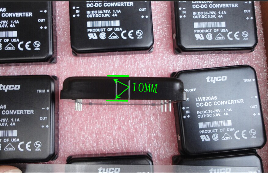 TYCO LW020A6 DC-DC 36V 48V 72V 5V 4A 50*50*10MM