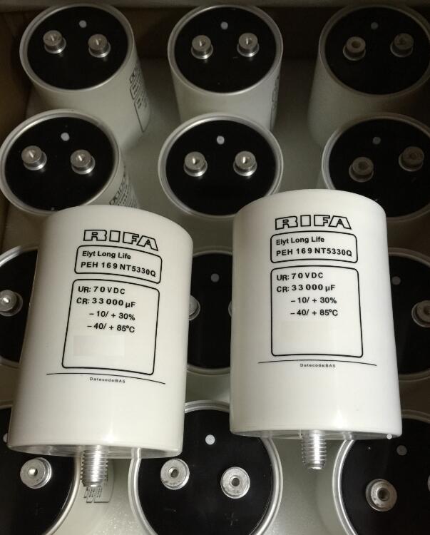 70v 33000uf PEH169NT5330Q EVOX RIFA Screw Terminal Large Can Capacitor KEMET