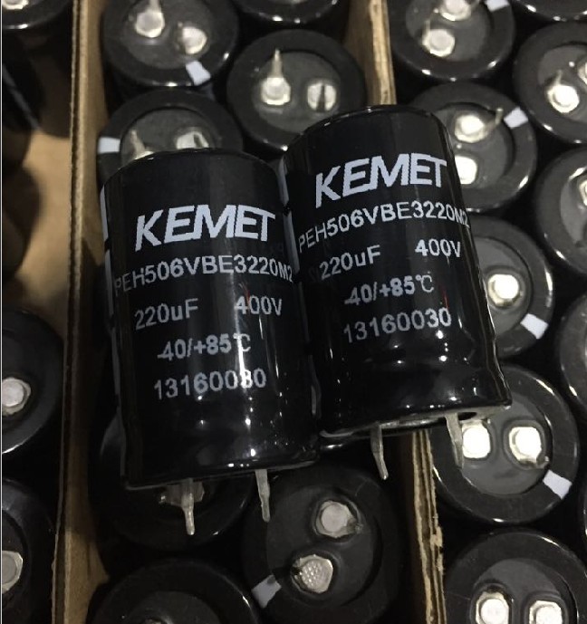 PEH506VBE3220M2 KEMET 220UF 400V 25*40MM Aluminum Capacitors Radial, Can - Snap-In