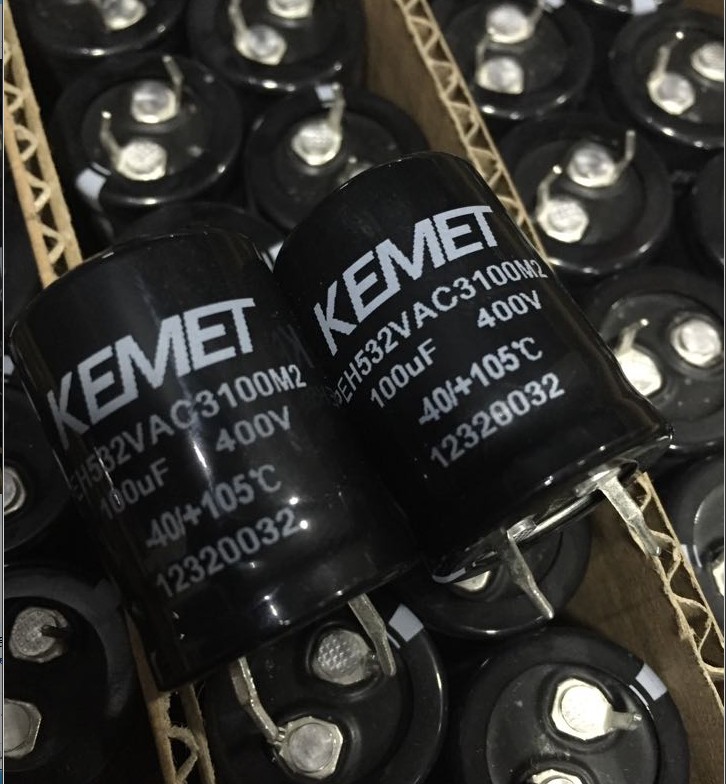 PEH532VAC3100M2  KEMET 100UF 400V 22*30MM Aluminum Capacitors Radial, Can - Snap-In
