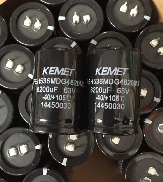 PEH536MDG4820M3 434-0784 KEMET Aluminium Electrolytic Capacitor 8200μF 63 V dc 35mm , Radial