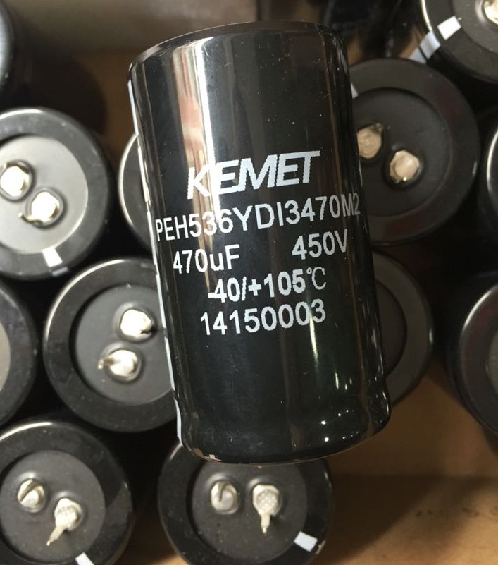 PEH536YDI3470M3 434-1018 KEMET Aluminium Electrolytic Capacitor 470μF 450 V dc 35mm, Radial