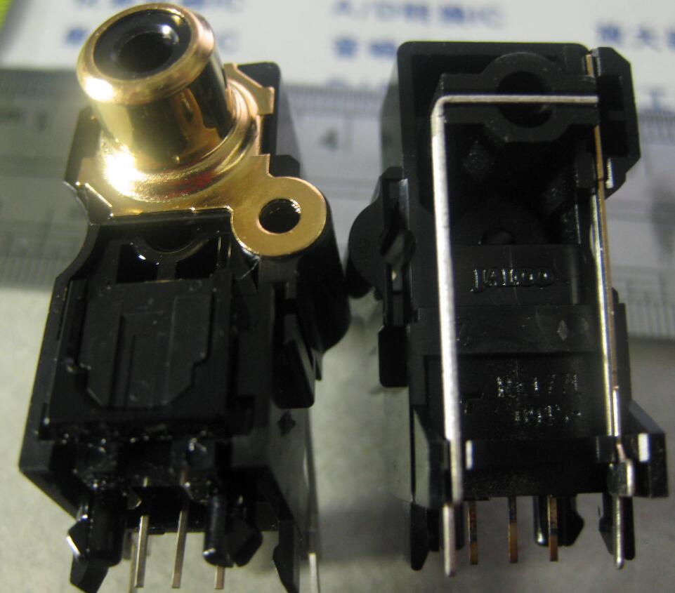JALCO RCA YKC22-0877V HIFI COMBO JACK VERTICAL STACK PIN Fiber Optic Receiver RX177L