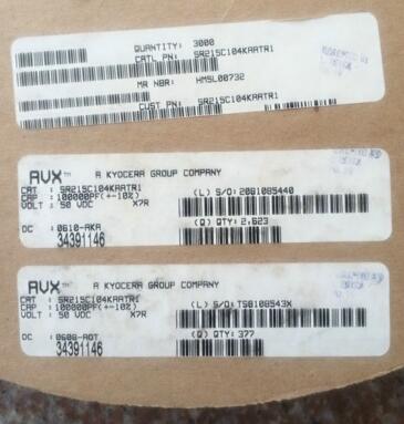 SR215C104KRRTR1 AVX 0.10µF ±10% 50V Ceramic Capacitor X7R Radial